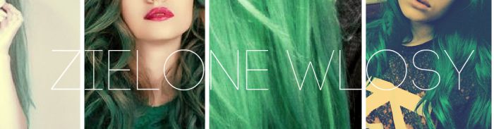 zielone włosy
