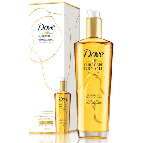 Dove Pure Care Dry Oil Lekki olejek do włosów dojrzałych